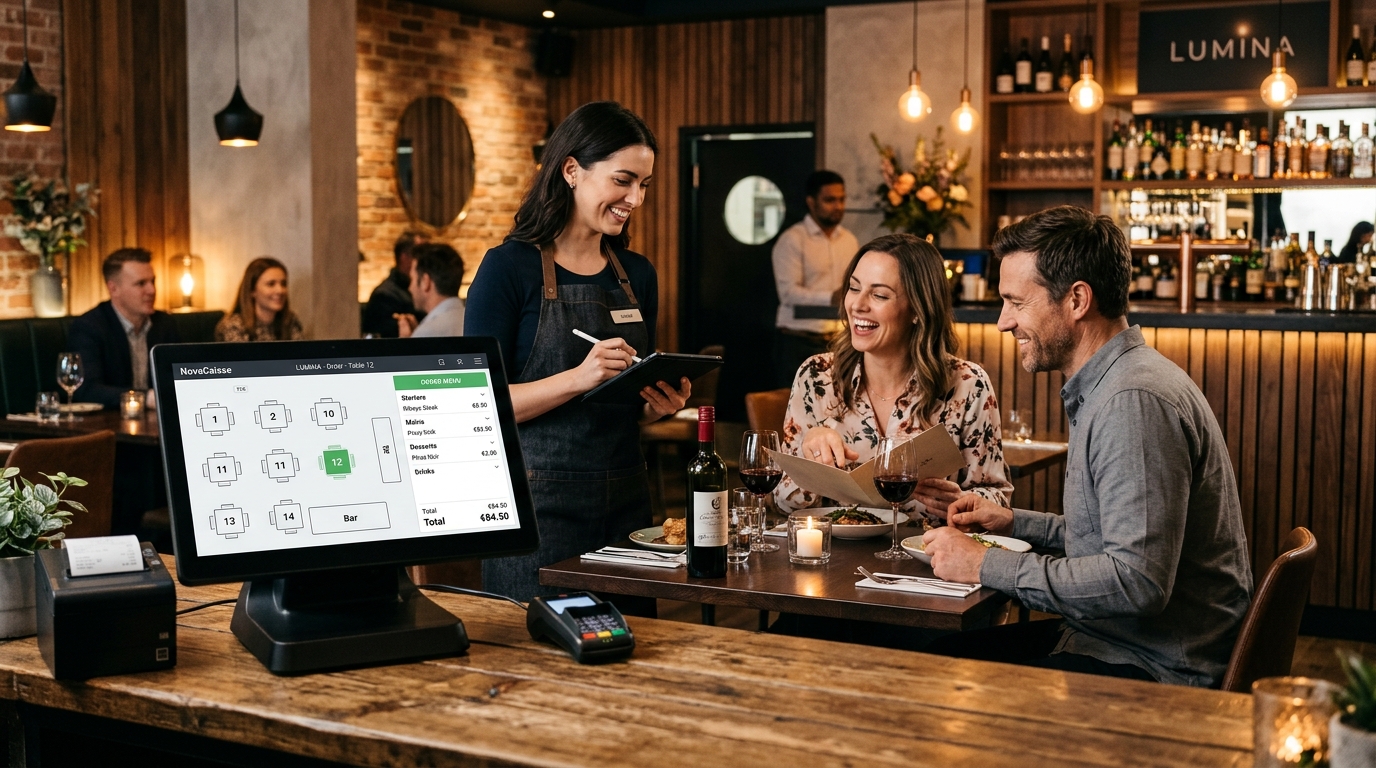Aperçu logiciel Nova POS Restauration & Cafés